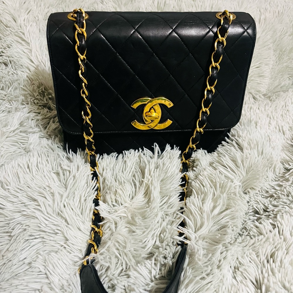Authentic Rare Chanel 24K Vintage Flap Bag